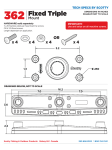 362 Fixed Triple Mount