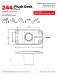 244 Flush Deck Mount
