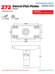 272 Swivel Fish Finder Mount