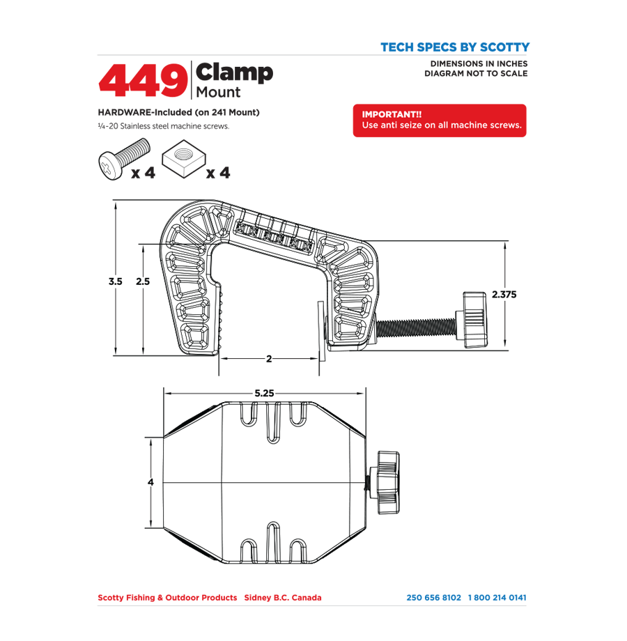 449 Clamp Mount