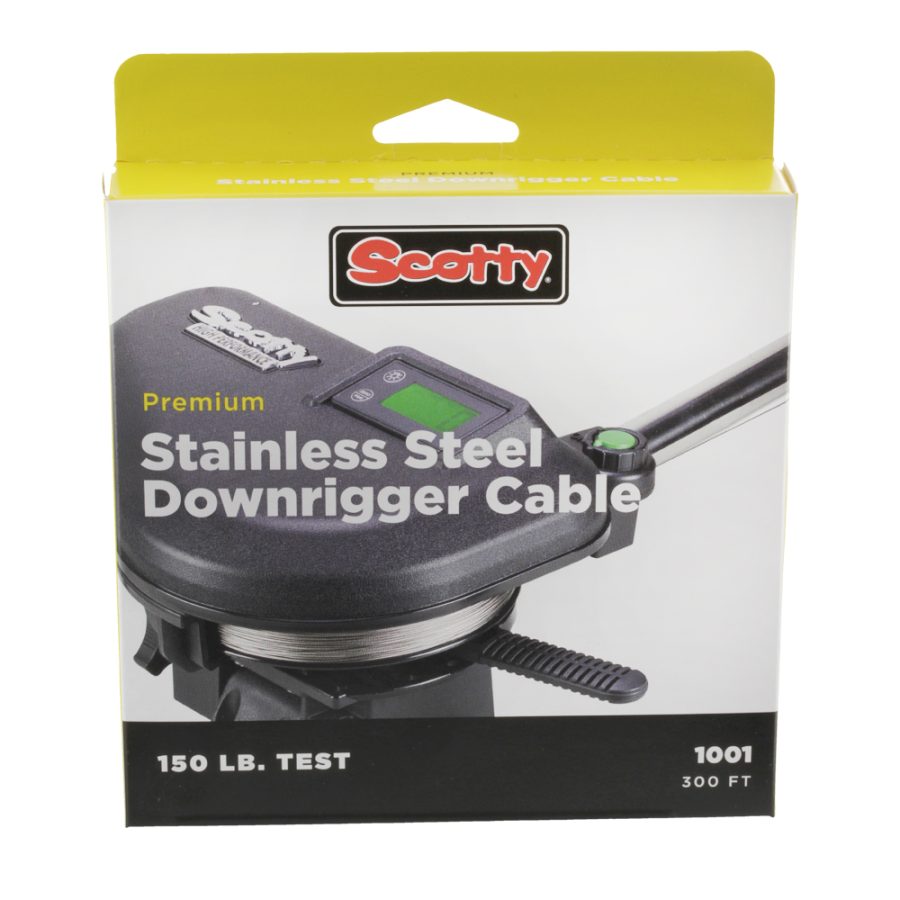 1000 Premium Stainless Steel Downrigger Cable (150lb. test)