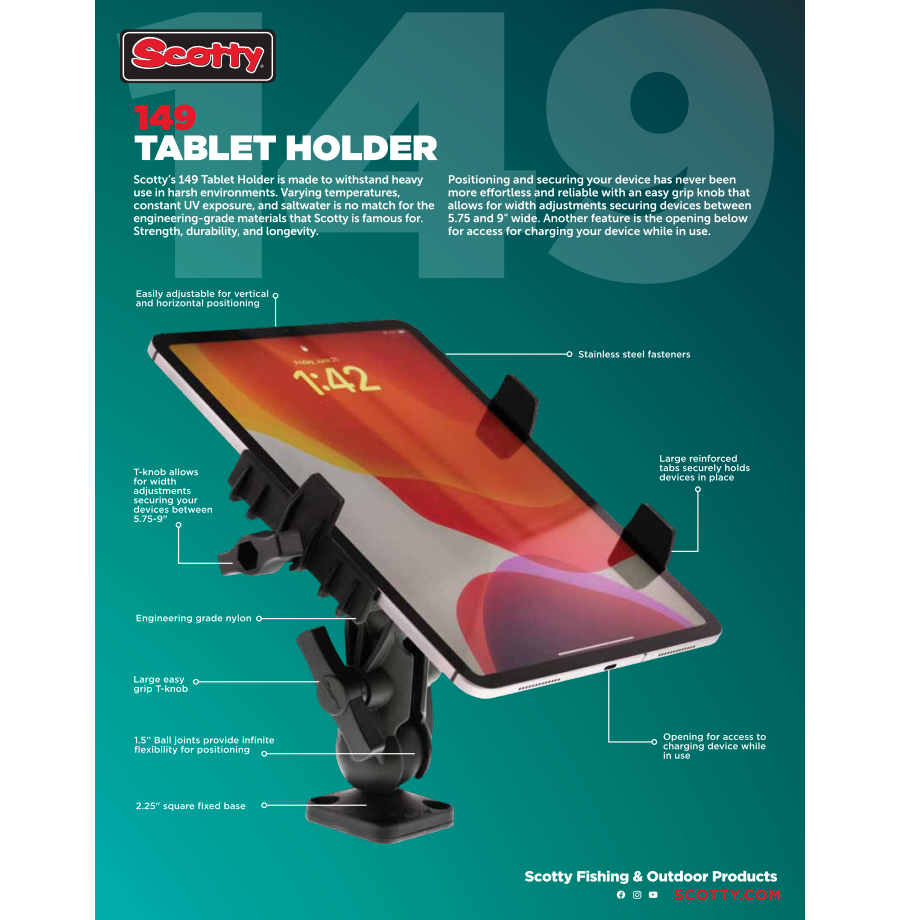 149 Tablet Holder Sales Sheet